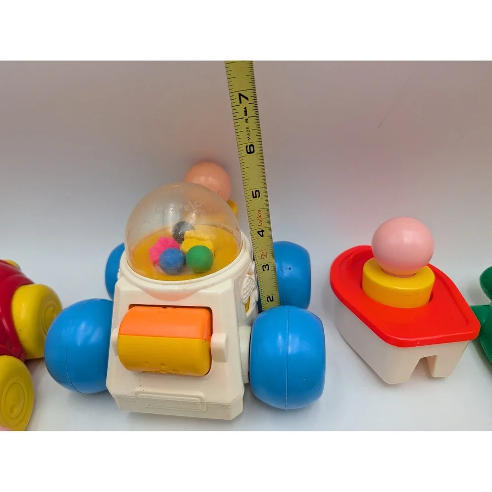Fisher Price Little People Lot Bigger Jumbo Vintage Figures Vehicles